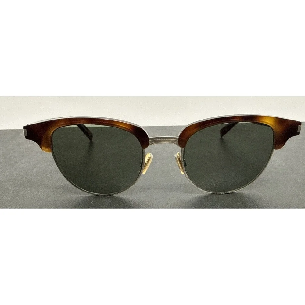 Saint Laurent SL 160 Slim 003 Sunglasses 49-19-145 Tortoise Shell No Case Flaws